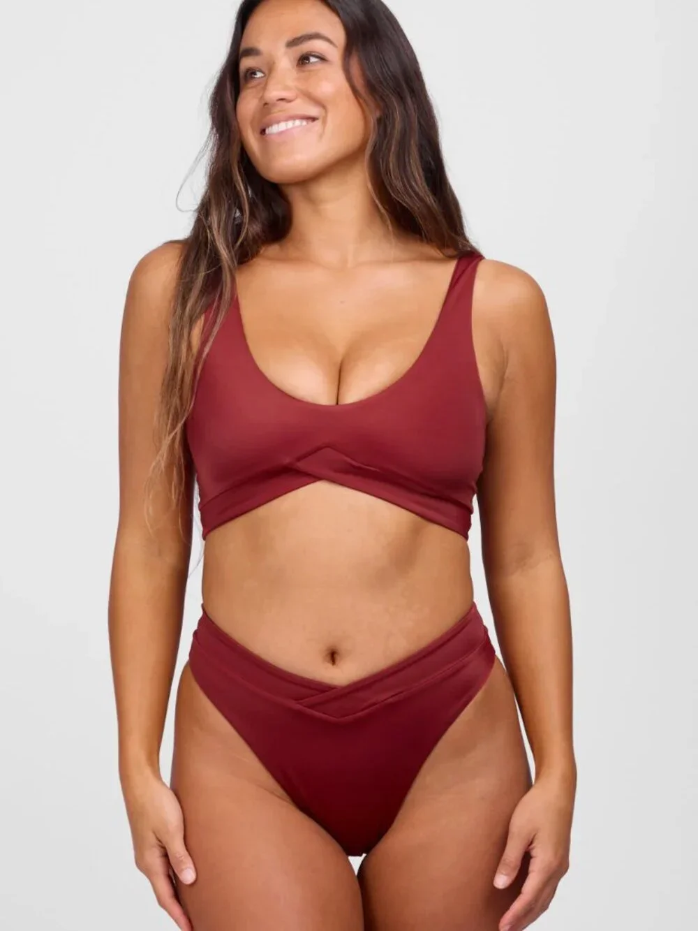 JOLYN x Eryn Krouse Matching Garnet Bikini Set